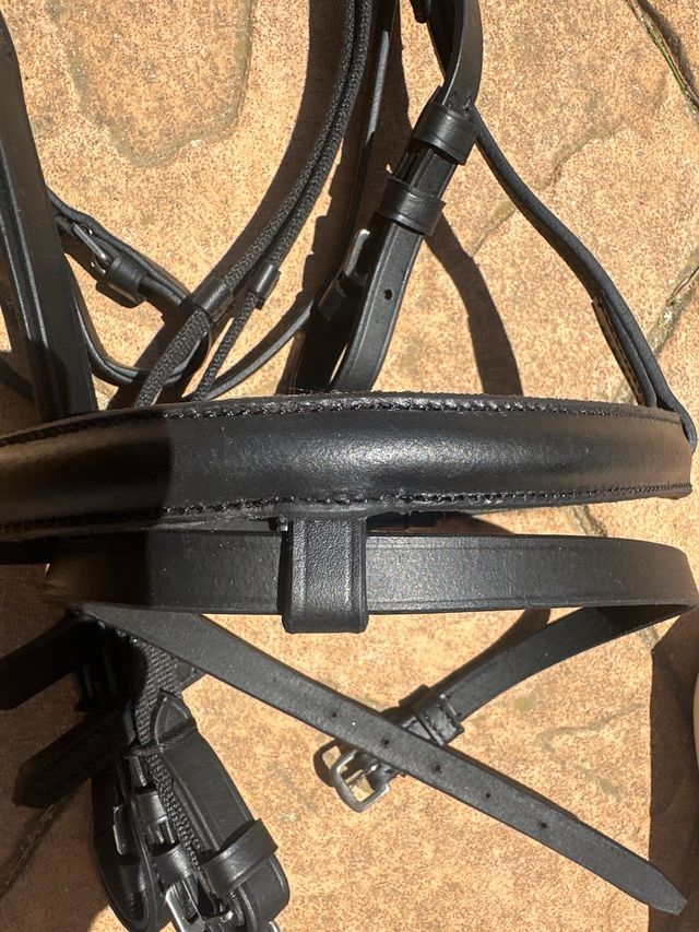 brida para trabajo sencilla negra cob/full