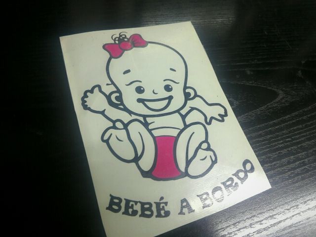 Pegatinas Bebe a bordo varios modelos