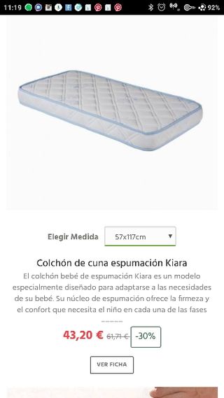 Colchones para cuna de segunda mano en Cuarte de Huerva en WALLAPOP Colchones para cuna de segunda mano en Cuarte de Huerva en WALLAPOP