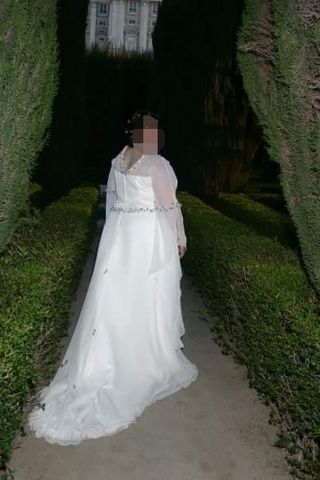 vestido de novia talla grande de segunda mano en wallapop