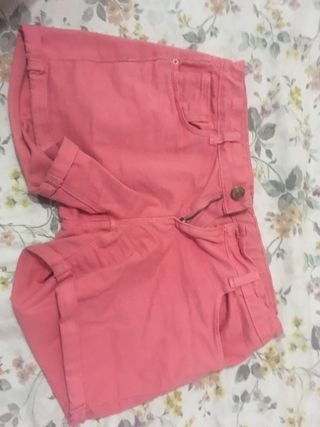 Pantalón corto rosa (Zara) - Vinted
