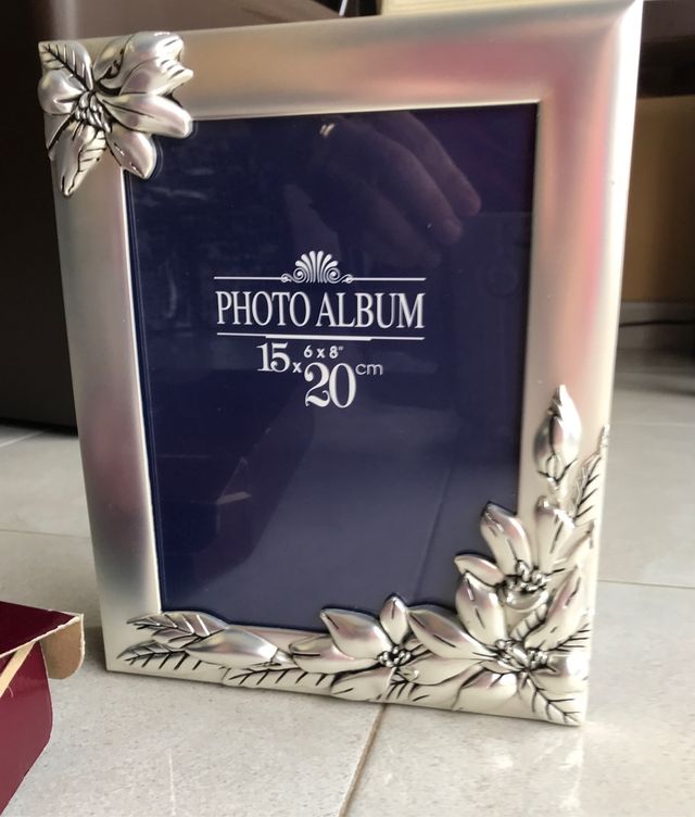 Album de fotos  Marco plata