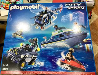 set de policia playmobil 9043