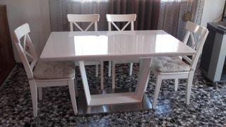 Mesa comedor blanca de segunda mano en Valencia en WALLAPOP Mesa comedor blanca de segunda mano en Valencia en WALLAPOP