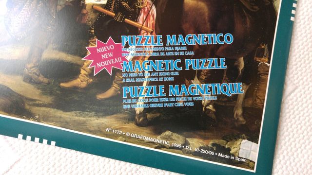 Puzzle magnetico