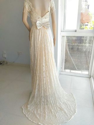 vestido de novia vintage de segunda mano en granada en wallapop