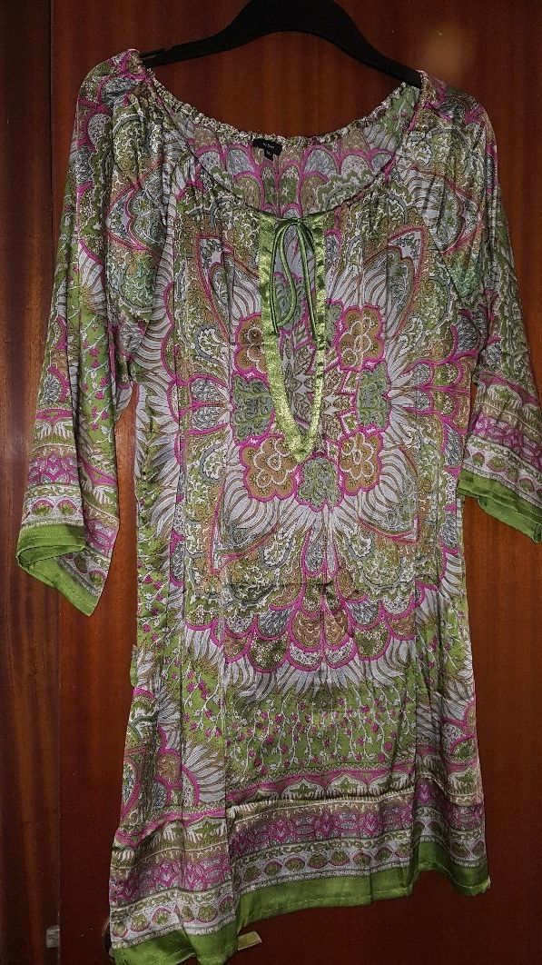 Caftan sedoso. manga 3/4