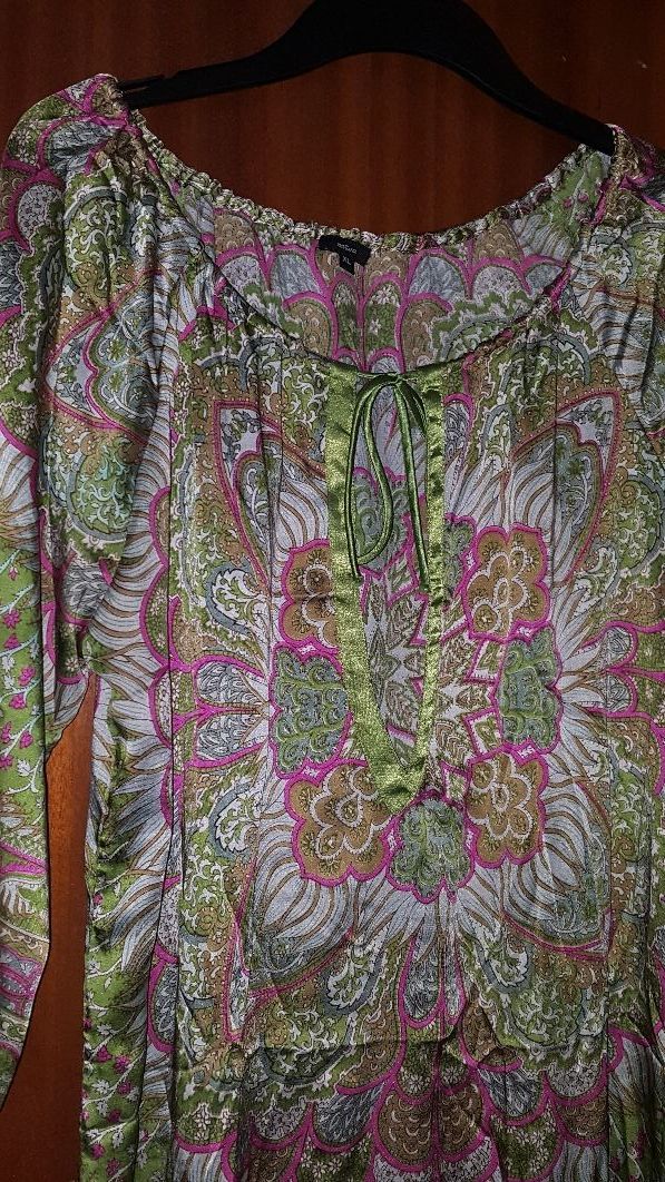 Caftan sedoso. manga 3/4