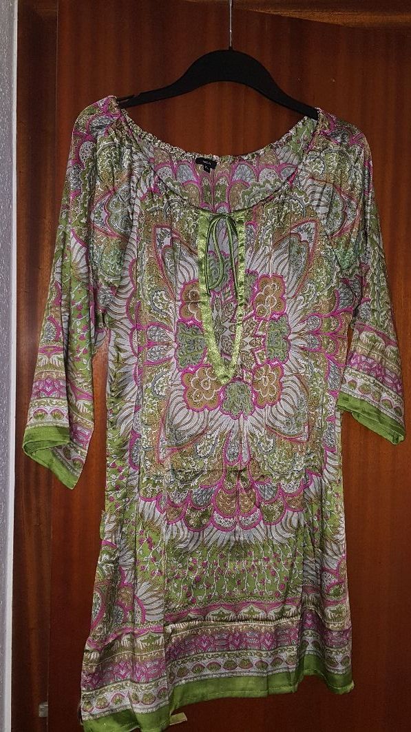 Caftan sedoso. manga 3/4