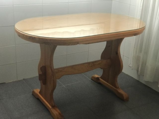 Mesa Cocina Madera con Cristal de segunda mano por 45 € en Molino de ... Mesa Cocina Madera con Cristal de segunda mano por 45 € en Molino de ...
