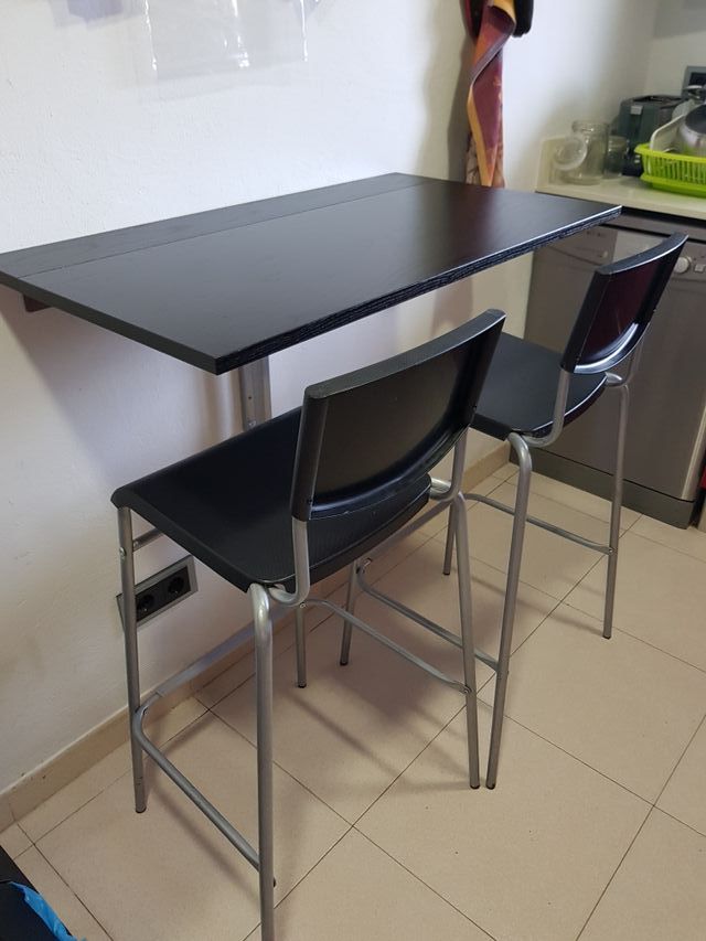 Mesa cocina plegable con taburetes de segunda mano por 45 € en ... Mesa cocina plegable con taburetes de segunda mano por 45 € en ...