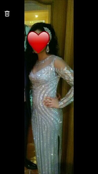 vestido de fiesta gitana de segunda mano en wallapop