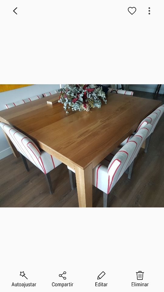 Mesa comedor roble macizo de segunda mano por 689 € en Madrid en ... Mesa comedor roble macizo de segunda mano por 689 € en Madrid en ...