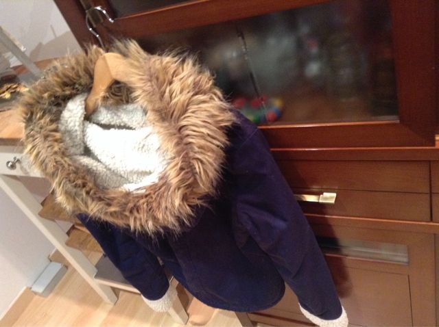 Chaqueta Azul con capucha, M