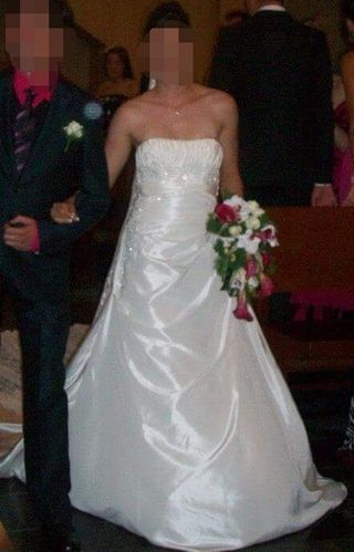 vestido de novia de segunda mano en zaragoza en wallapop