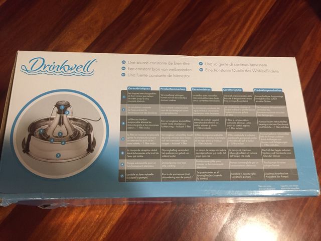 Fuente agua para perros/gatos