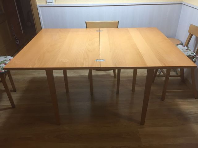 Mesa y 4 sillas madera cocina/comedor ULTIMOS DIAS de segunda mano ... Mesa y 4 sillas madera cocina/comedor ULTIMOS DIAS de segunda mano ...