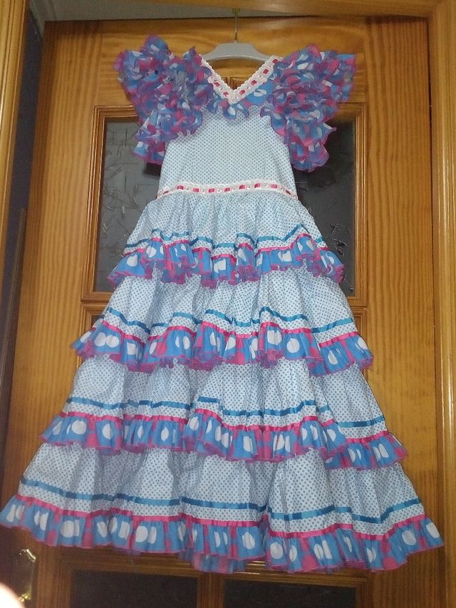VESTIDO DE FLAMENCA TALLA 2