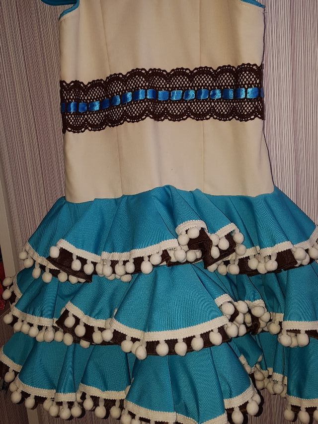 traje de flamenca talla 5.