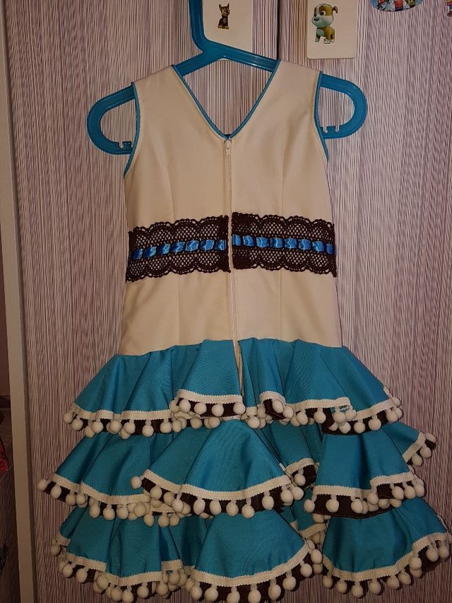 traje de flamenca talla 5.