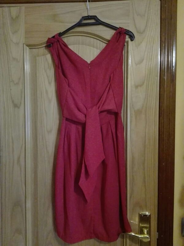 vestido rojo talla 36/s