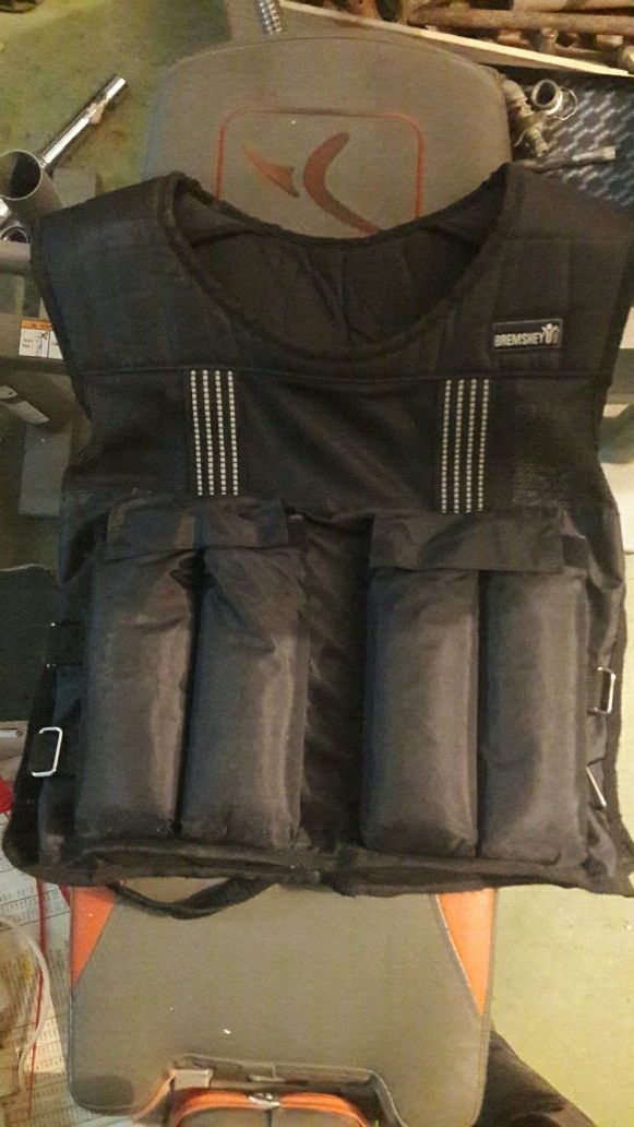 chaleco lastrado fitness