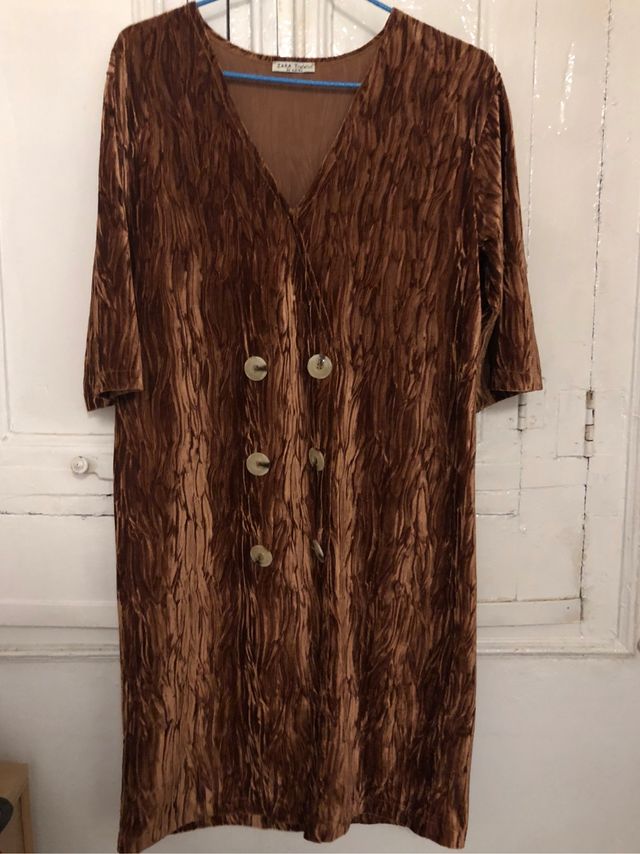 Abito vintage in velluto con caramelle