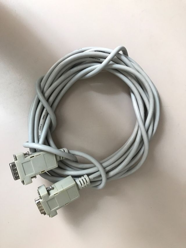 Cable 9 pin macho-macho 5 metros