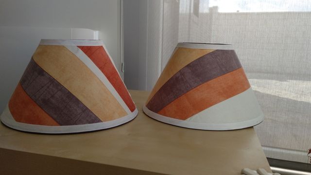 Conjunto 2 pantallas para lámparas