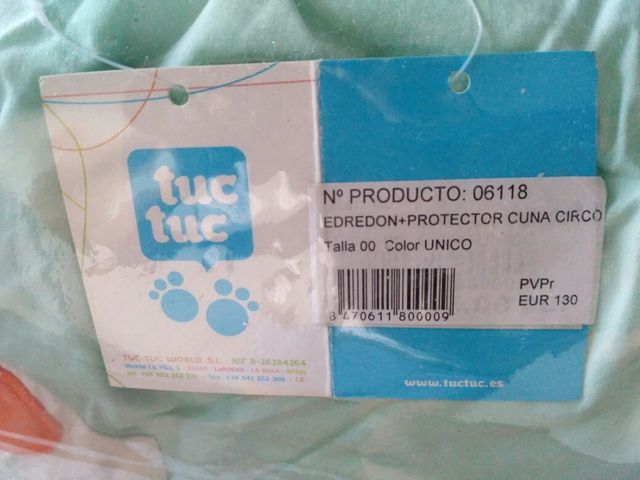Edredón+ protector cuna