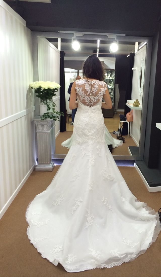vestido de novia corte sirena de segunda mano por 440 € en barcelona