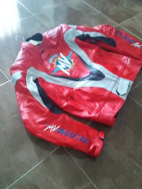 chaqueta piel mv augusta