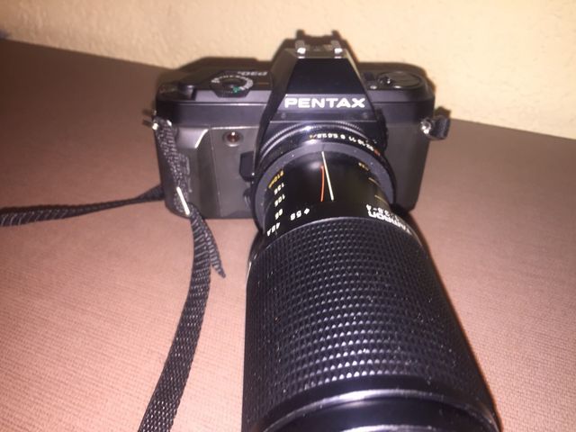 Camara de fotos con objetivo