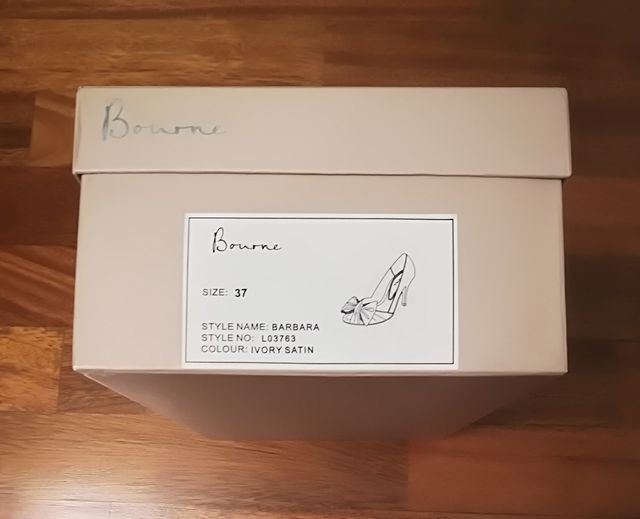 Zapatos novia Bourne talla 37