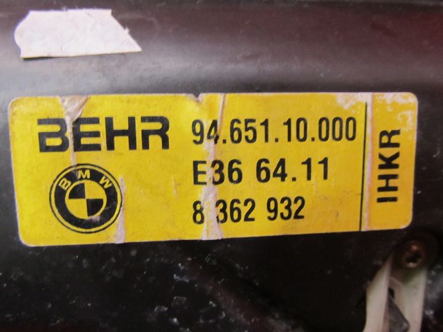 EVAPORADOR CON SERVOMOTOR BMW S3