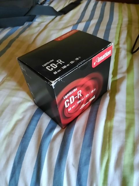 7 discos vírgenes CD-R Imation