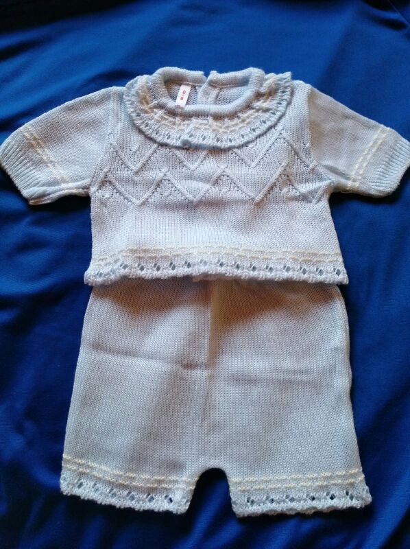Conjunto recién nacido, manga corta