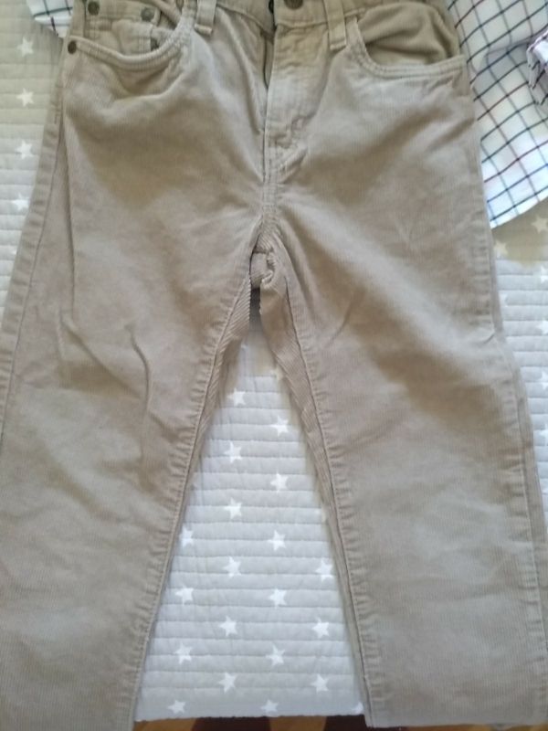 conjunto de pantalon pana y camisa gocco