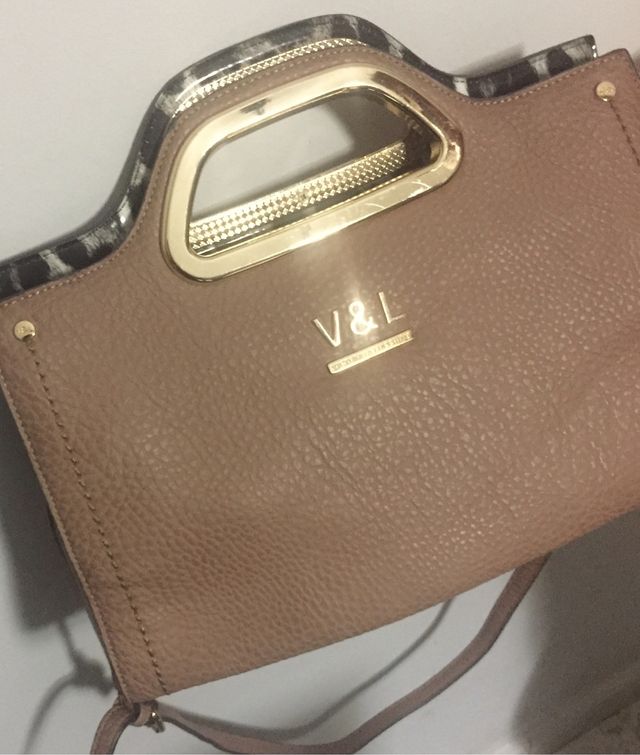 Bolso con detalle en leopardo