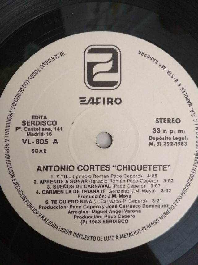 Disco vinilo