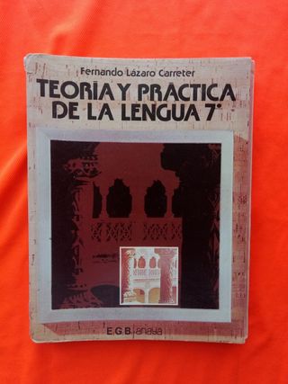 Resultado de imagen de libros de texto de primaria años 80 lázaro carreter