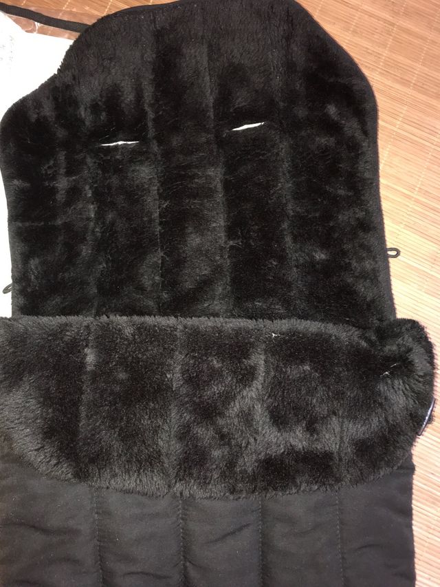 Saco Mclaren negro de pelo NO SE HACEN ENVIOS