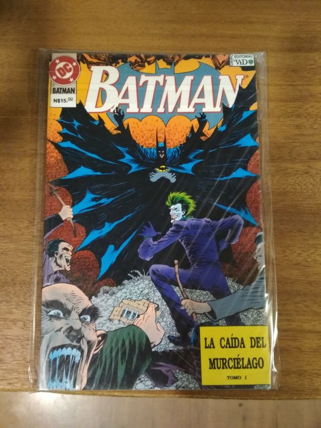 colección 4 tomos batman: la caída del murciélago