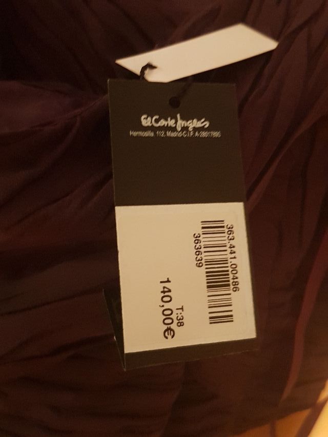 Vestido fiesta corte inglés