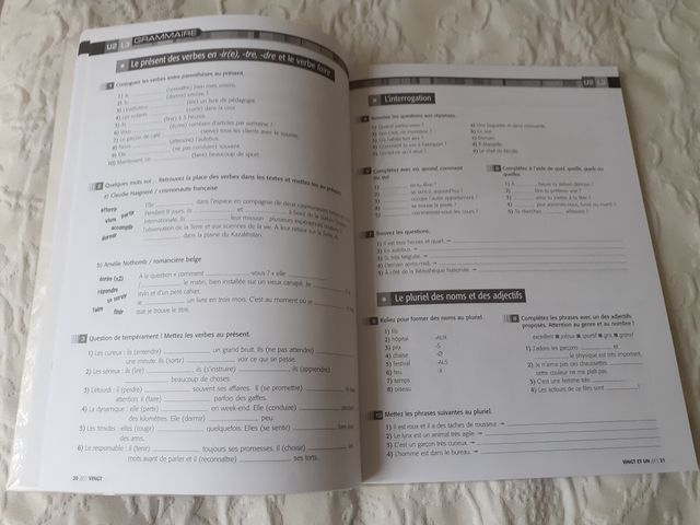 Libro francés.Cest la vie! nivel 1.Santillana