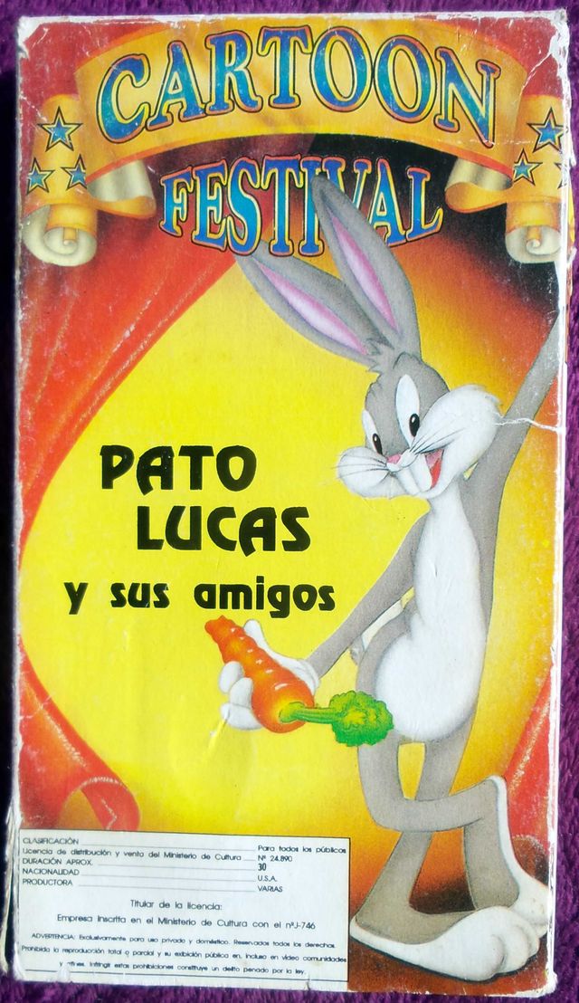 Rara Animación Original VHS: Pato Luca y sus Amigo
