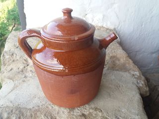 Cafetera Pieza decorativa de barro de segunda mano por 8 EUR en Barcelona  en WALLAPOP