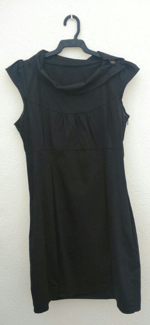 Vestido tono marrón oscuro talla S #vestido #chica