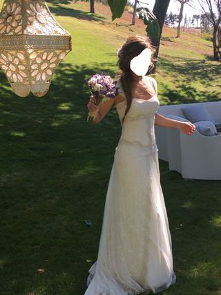 Vestido Novia Jose Mª Peiro de segunda mano por 950 EUR en Burlada en  WALLAPOP