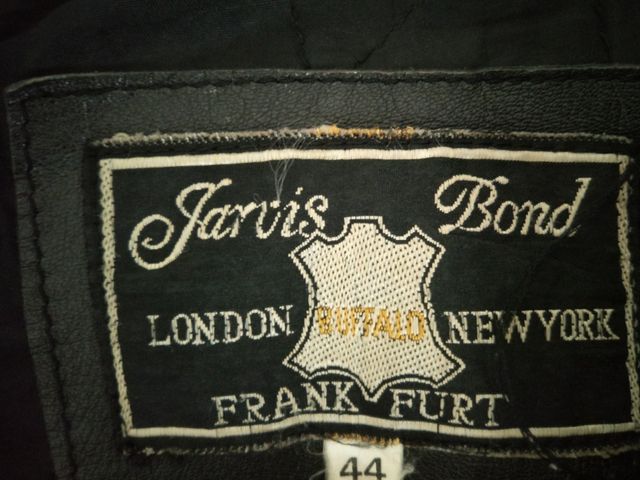 Chaqueta cuero piel Moto rock hombre